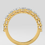 Oval Half Eternity Band - House Of Quadri
