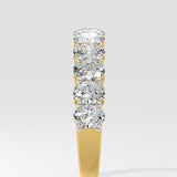 Oval Half Eternity Diamond Band