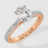 1 ct Oval Diamond Ring