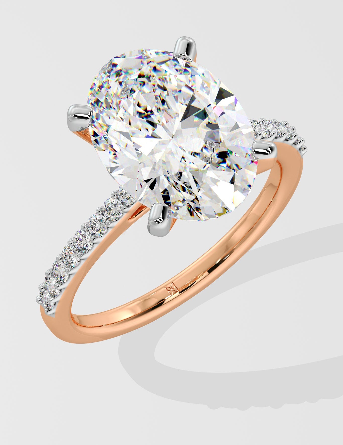4 ct Oval Solitaire Ring - House Of Quadri