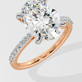 4 ct Oval Solitaire Ring