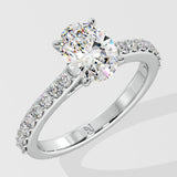 1 ct Oval Diamond Ring