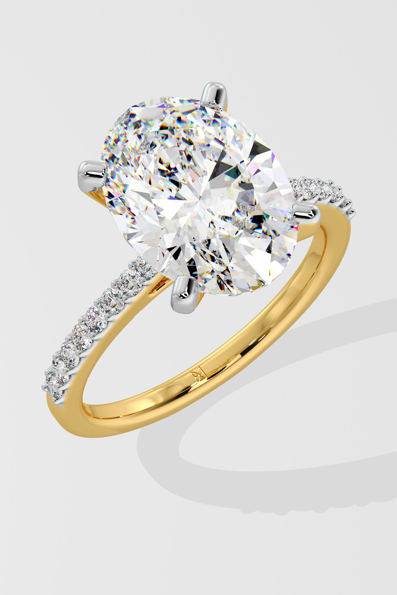 4 ct Oval Solitaire Ring - House Of Quadri