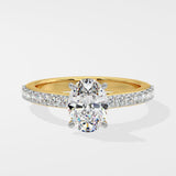 1 ct Oval Diamond Ring