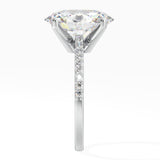 4 ct Oval Solitaire Ring
