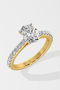 1 ct Oval Diamond Ring - House of Quadri