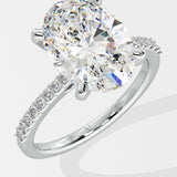 4 ct Oval Solitaire Ring