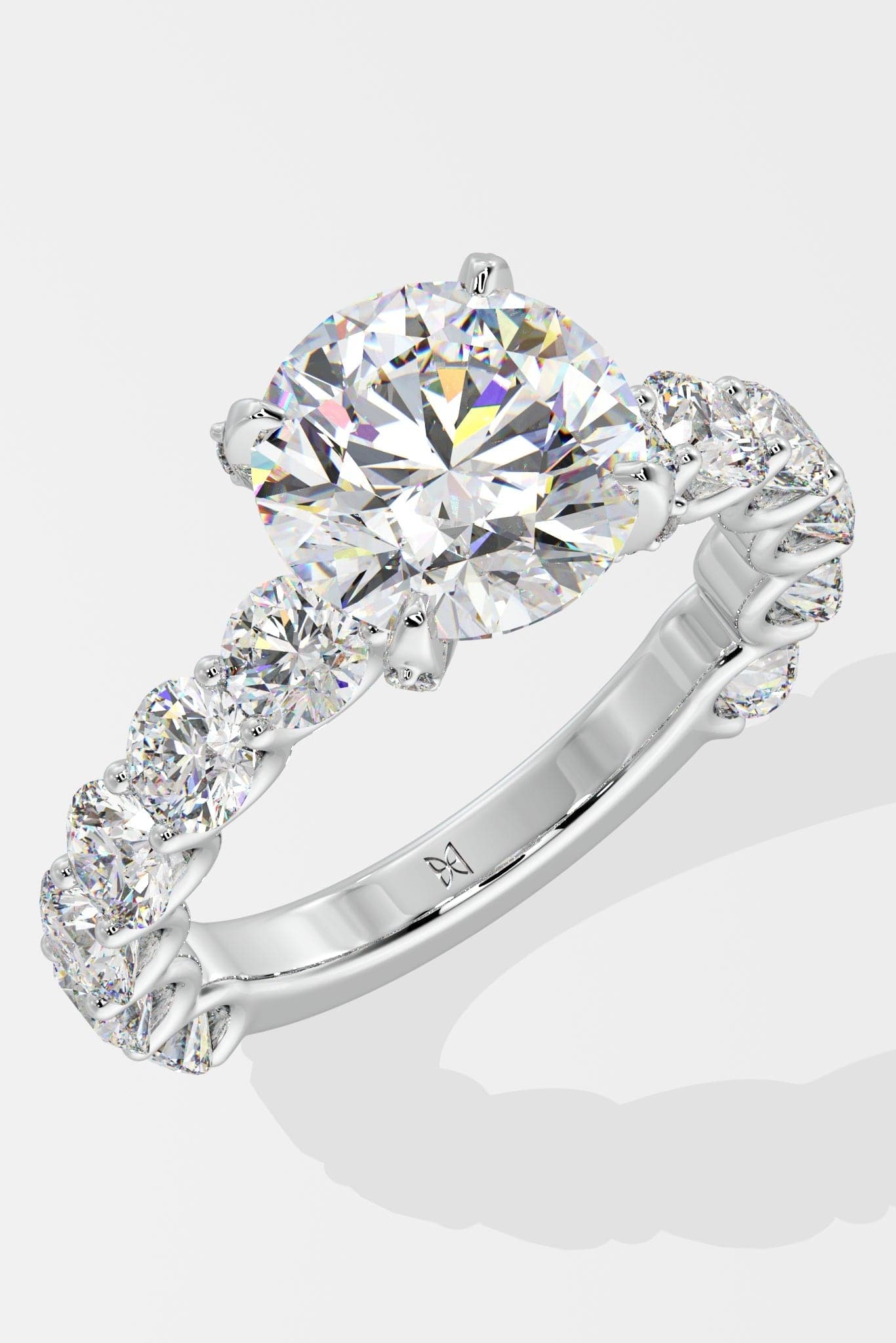 Buy ct Eternity Solitaire Lab Grown Diamond Ring – House of Quadri