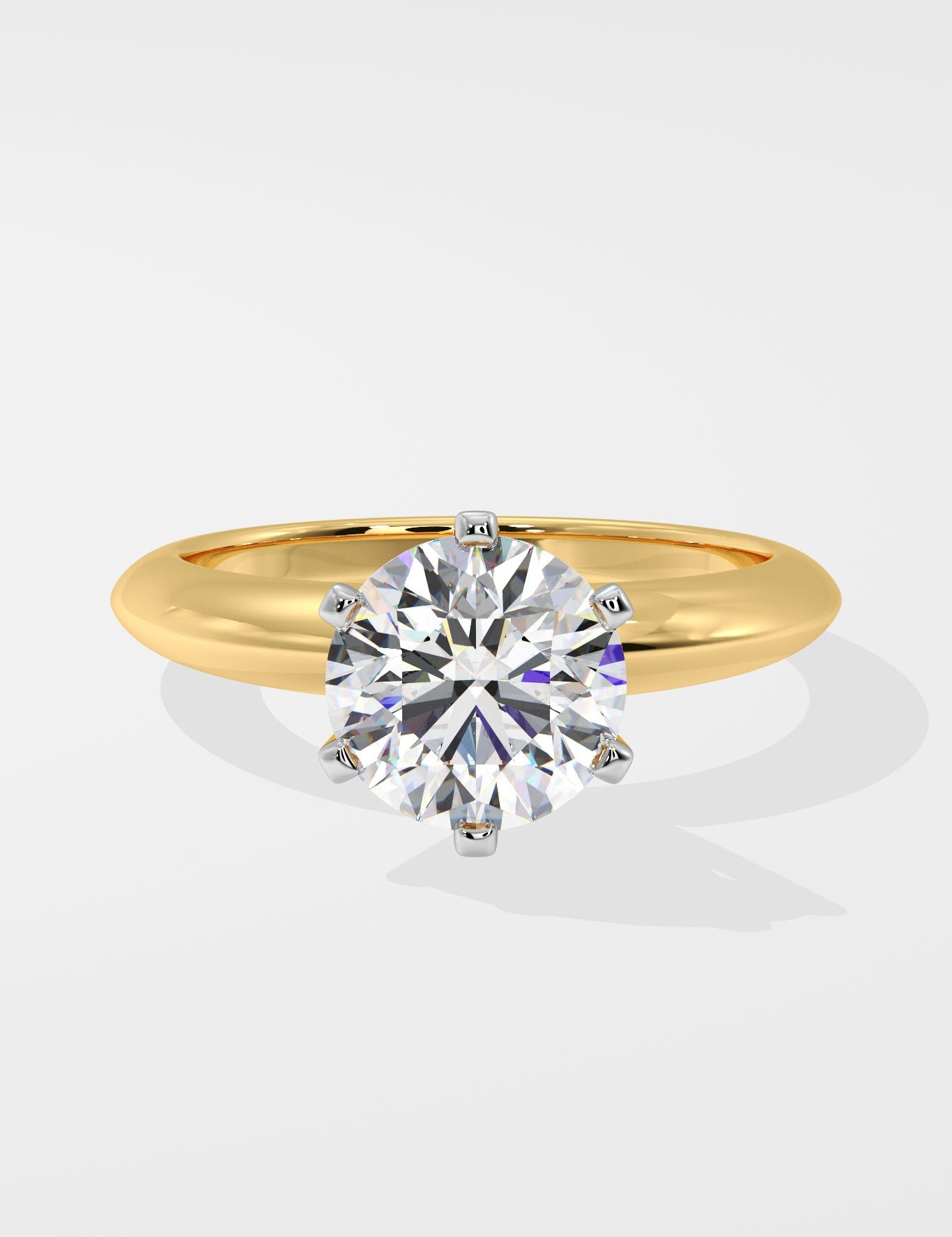 2 ct Six Prong Solitaire Ring - House Of Quadri