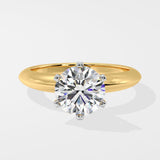 2 Ct Six Prong Solitaire Diamond Ring