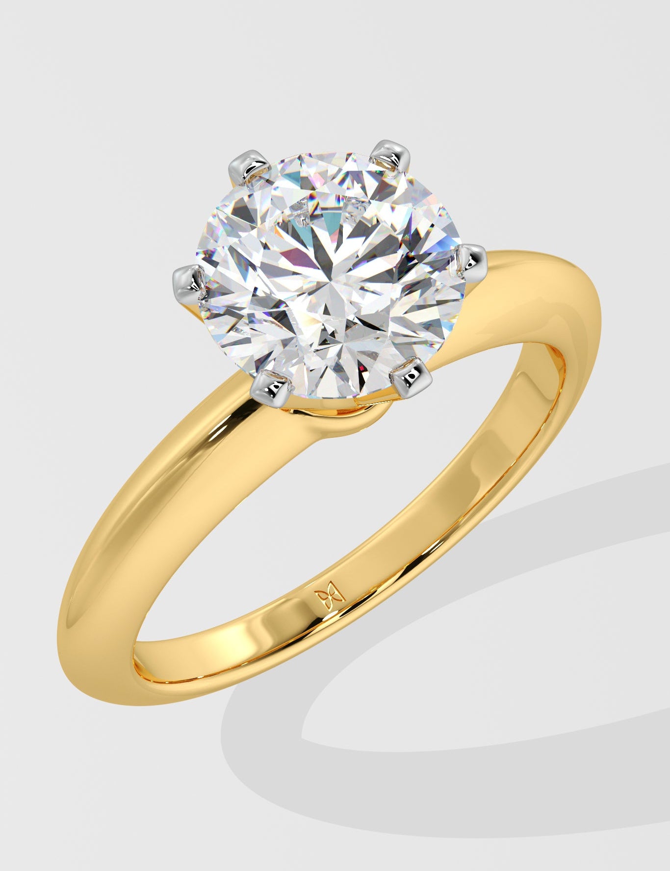 2 ct Six Prong Solitaire Ring - House Of Quadri