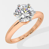 2 Ct Six Prong Solitaire Diamond Ring
