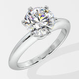 2 Ct Six Prong Solitaire Diamond Ring