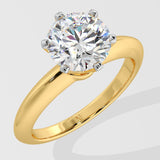 2 Ct Six Prong Solitaire Diamond Ring