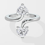 The Two Heart Journey Diamond Ring
