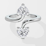 The Two Heart Journey Diamond Ring