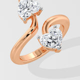 The Two Heart Journey Diamond Ring