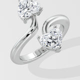 The Two Heart Journey Diamond Ring