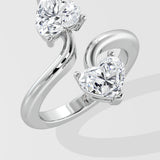 The Two Heart Journey Diamond Ring