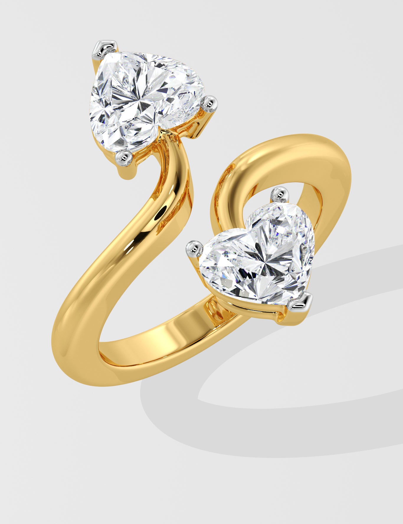 The Two Heart Journey Diamond Ring