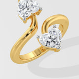 The Two Heart Journey Diamond Ring