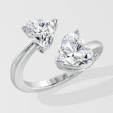 The Moi-et-toi Heart Diamond Ring