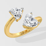 The Moi-et-toi Heart Diamond Ring
