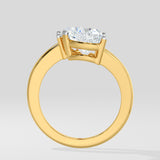 The Moi-et-toi Heart Diamond Ring