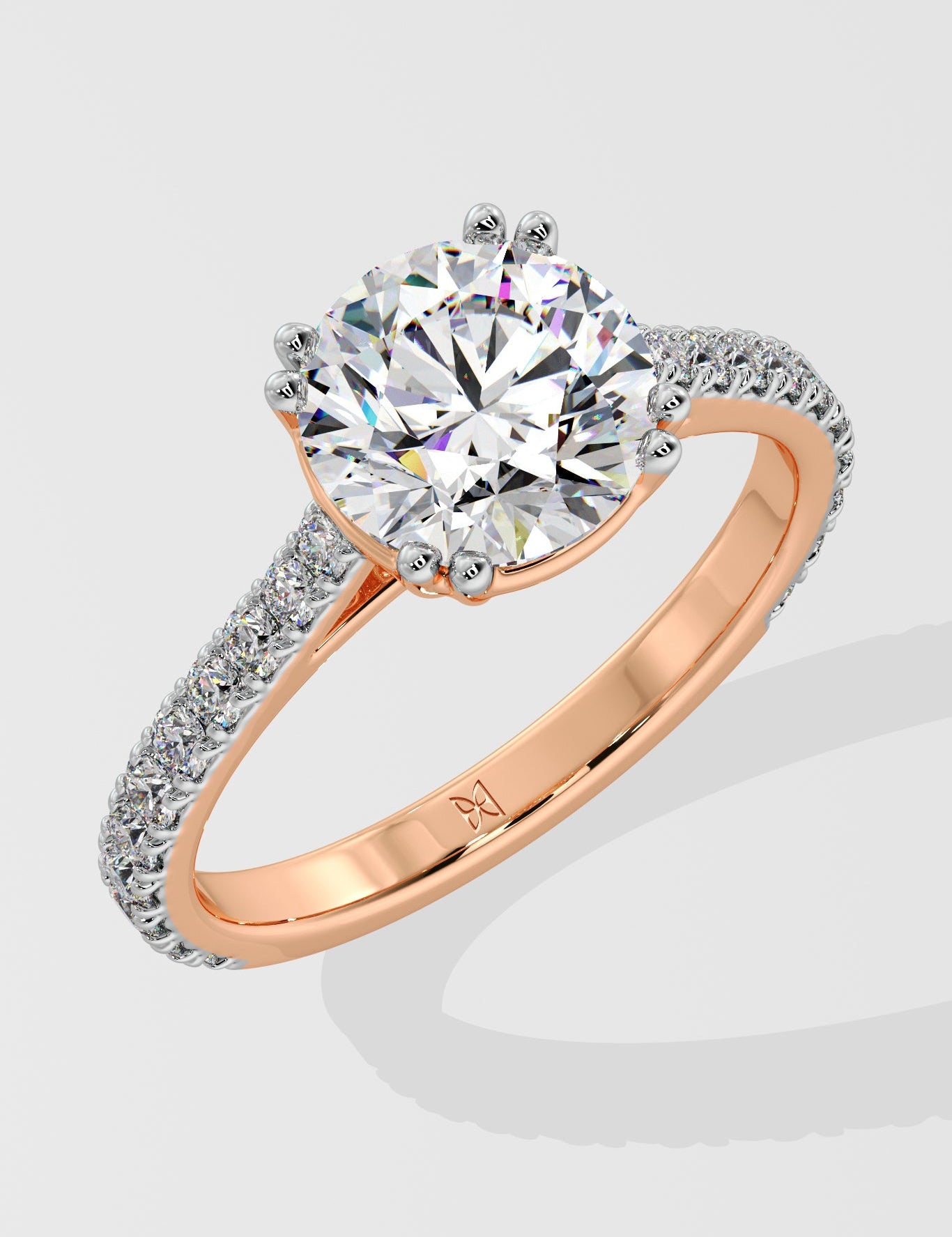 2 ct Dual Prong Solitaire Ring - House Of Quadri