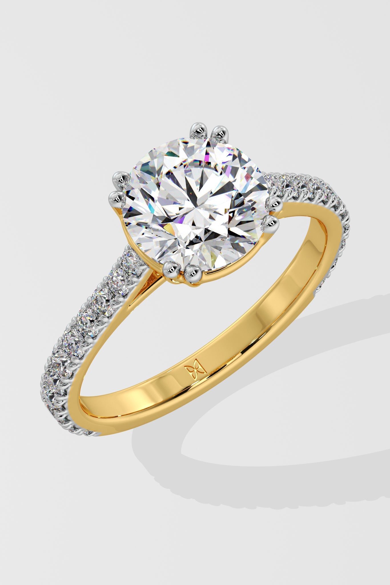 2 ct Dual Prong Solitaire Ring - House Of Quadri