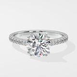 2 ct Dual Prong Solitaire Diamond Ring