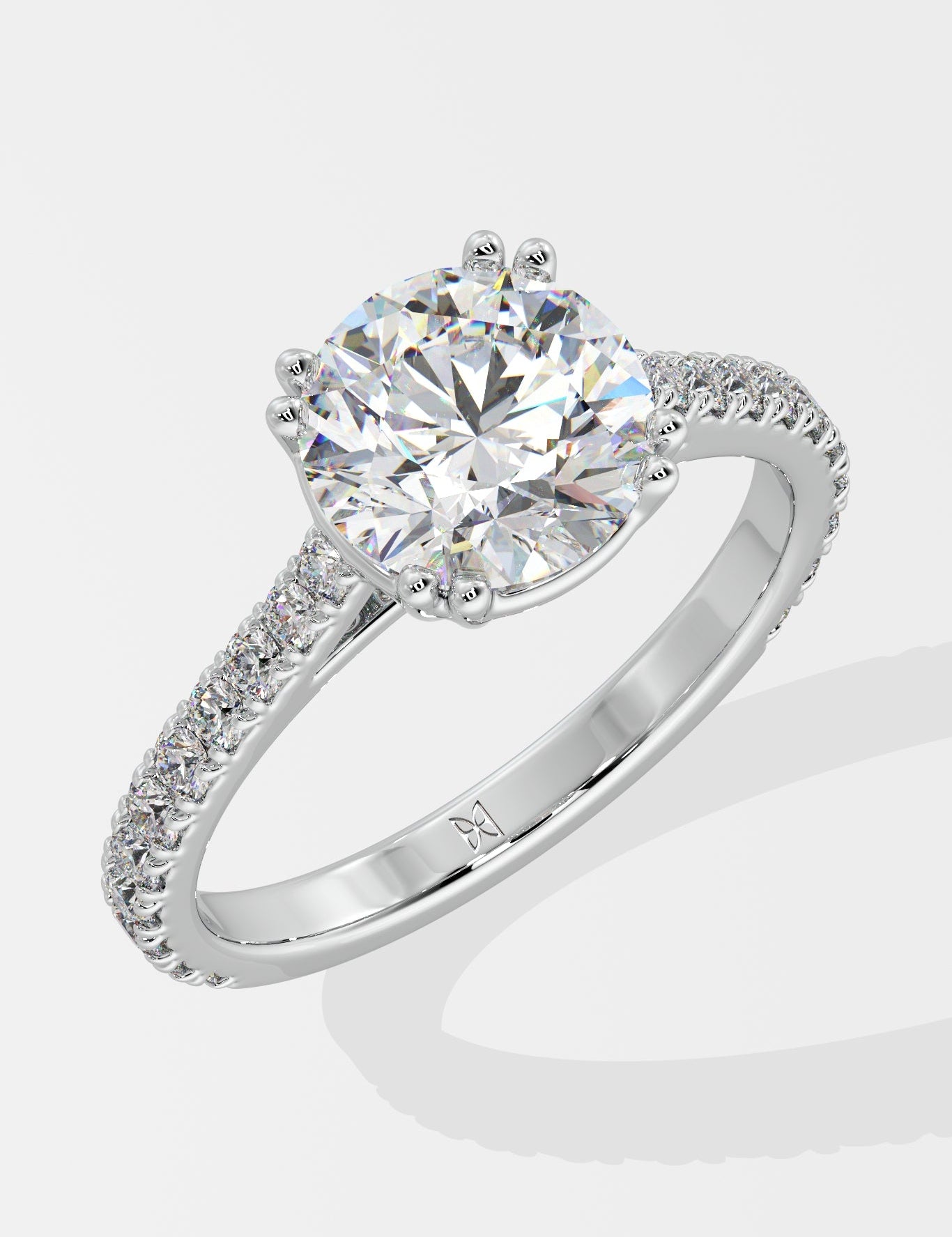 2 ct Dual Prong Solitaire Ring - House Of Quadri