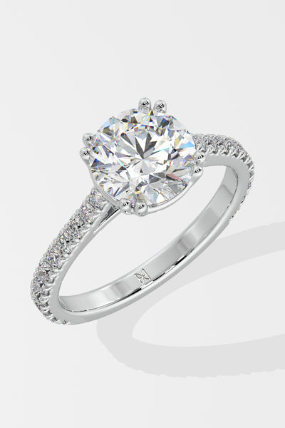 2 ct Dual Prong Solitaire Ring - House Of Quadri