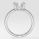 2 ct Crossover Solitaire Ring - House Of Quadri