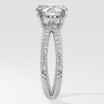 2 ct Crossover Solitaire Ring - House Of Quadri