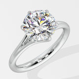 2 ct Flow Solitaire Diamond Ring