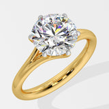 2 ct Flow Solitaire Diamond Ring