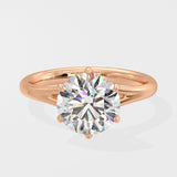 2 ct Flow Solitaire Diamond Ring