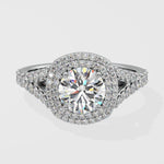 Stellar Double Cushion Halo Ring - House Of Quadri