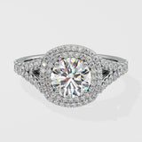 Stellar Double Cushion Halo Ring - House Of Quadri
