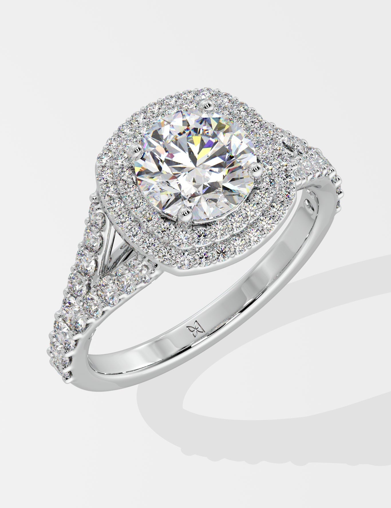 Stellar Double Cushion Halo Ring - House Of Quadri
