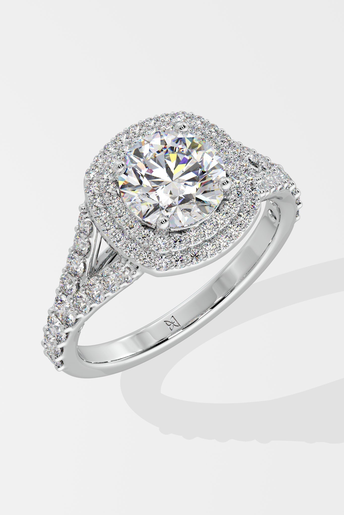 Stellar Double Cushion Halo Ring - House Of Quadri