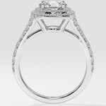 Stellar Double Cushion Halo Ring - House Of Quadri