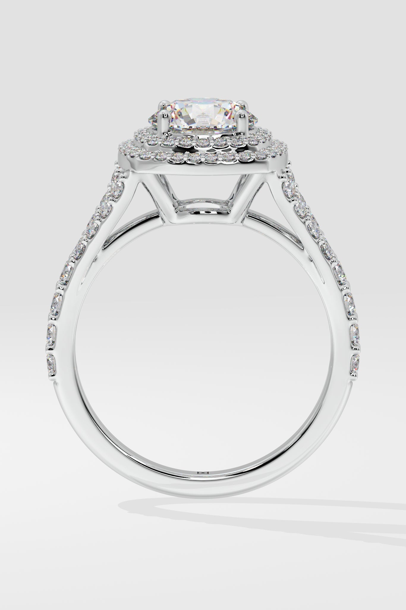 Stellar Double Cushion Halo Ring - House Of Quadri