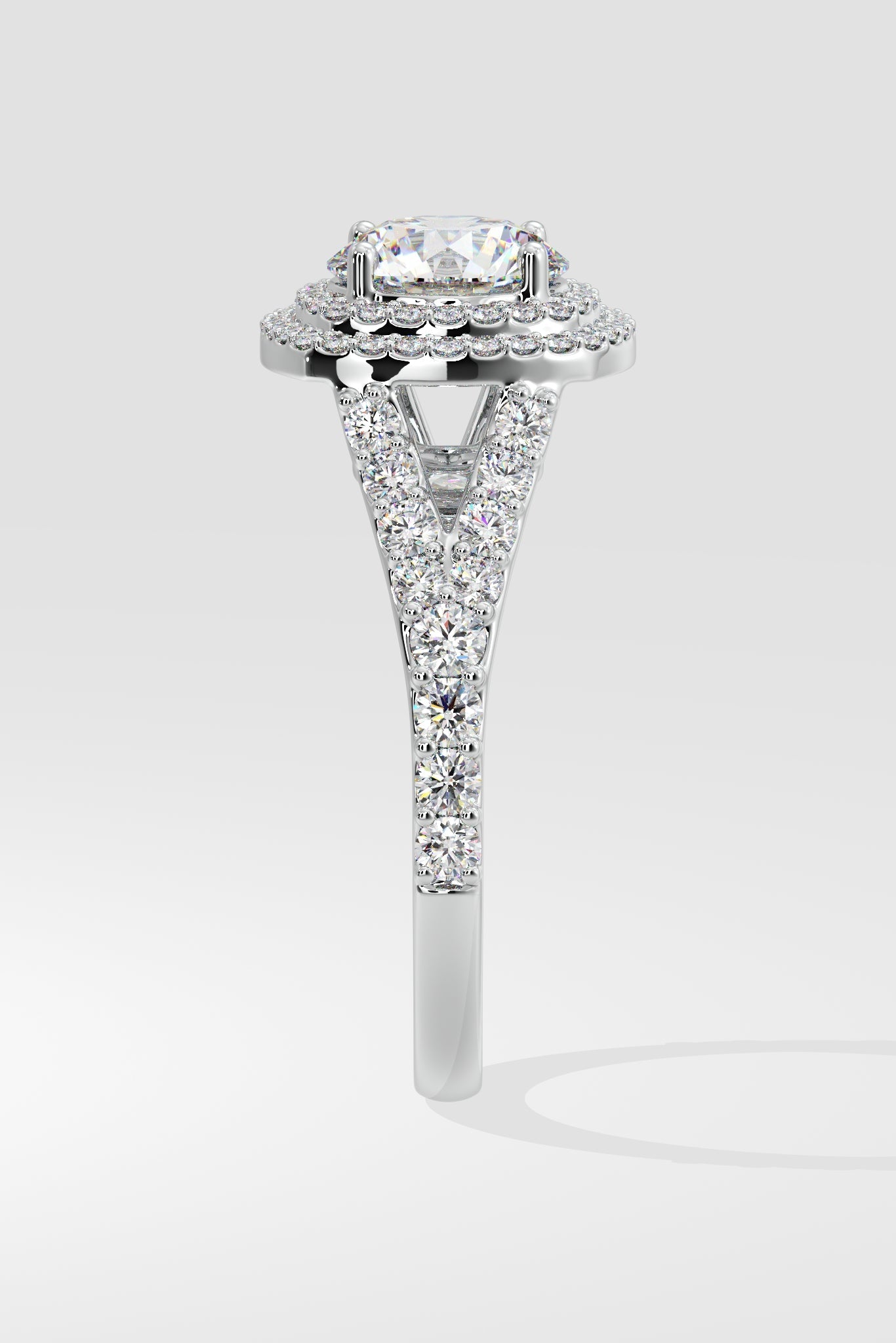 Stellar Double Cushion Halo Ring - House Of Quadri