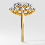 3 ct Sunburst Oval Ring - House Of Quadri