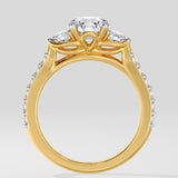 2 Ct Trinity Solitaire Diamond Ring