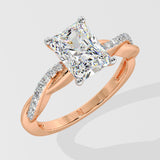 1.5 ct Radiant Infinity Diamond Ring
