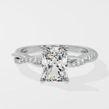 1.5 ct Radiant Infinity Diamond Ring
