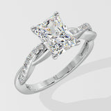 1.5 ct Radiant Infinity Diamond Ring